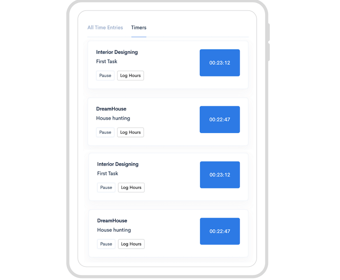 Know how and where your time is spent on the project