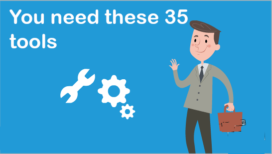 You need these 35 tools if you are a small business owner- 2016